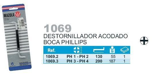 DESTORNILLADOR ACODADO BOCA PHILLIPS REF.1069.2 Y 1069.3