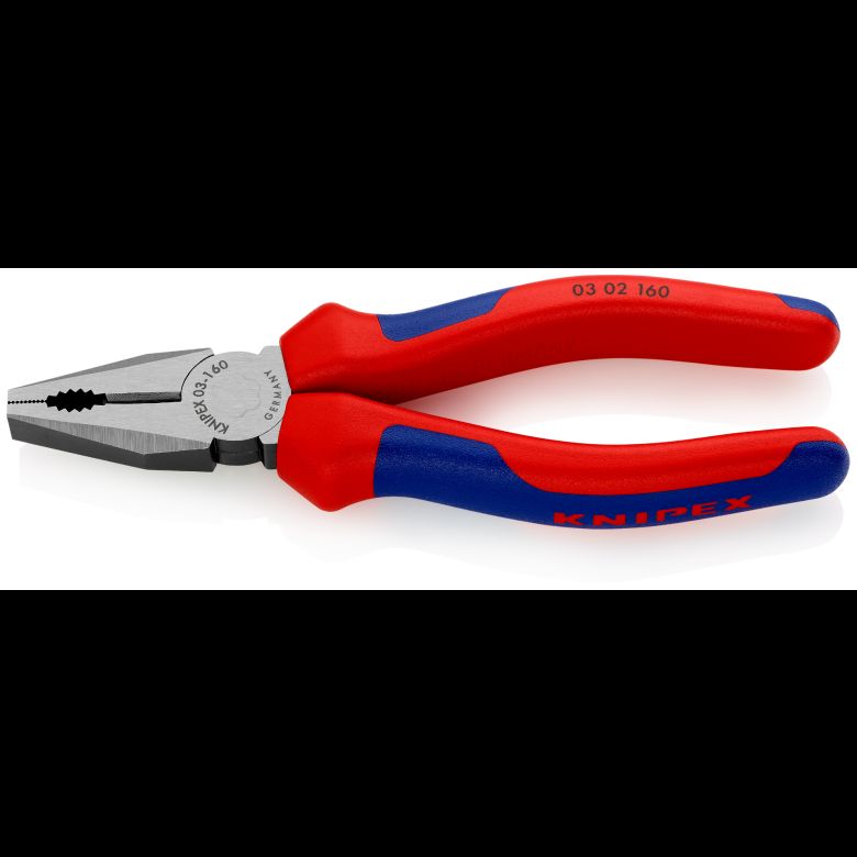 ALICATE UNIVERSAL FUERZA KNIPEX 0302160, 160mm, 6 1/4"
