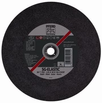 DISCO CORTE ACERO PFERD SG ELASTIC 80 T  300 3 A 24 SG  300X4,0X22,23mm
