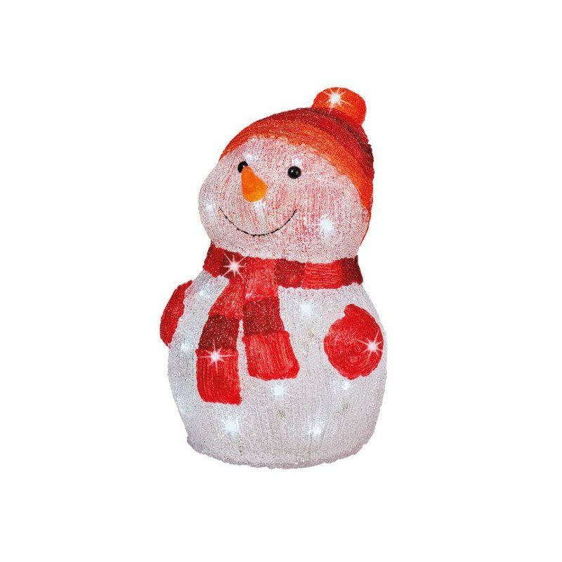 muñeco de nieve led exterior figura navidad saldo liquidación