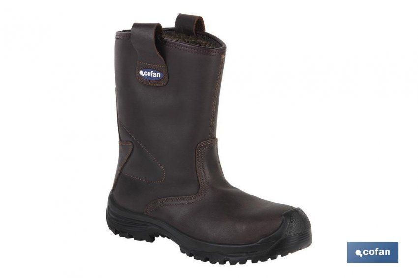 BOTA PIEL FORRADA HIDRÓFUGA S3 SRA BORREGUILLO MEGAN COFAN