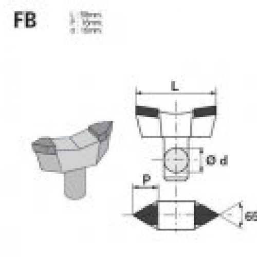 HERRAMIENTA SOLDADA IMPERO FB 16 M3 Y SS2