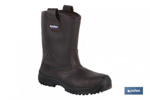 BOTA PIEL FORRADA HIDRÓFUGA S3 SRA ANTIDESLIZANTE MEGAN COFAN