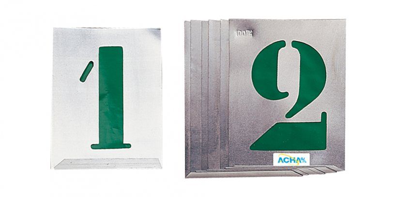 NUMERADOR DE ALUMINIO PARA PINTAR  ACHA 57 216D 50mm