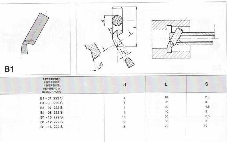 BARRITAS DE METAL DURO PARA MANDRINAR B1 16 222S IMPERO