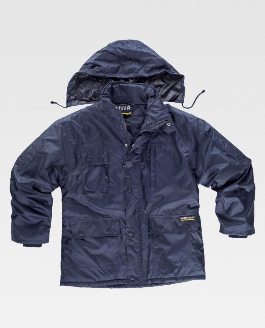 PARKA ACOLCHADA IMPERMEABLE AZUL POLIÉSTER MAYTON S1000