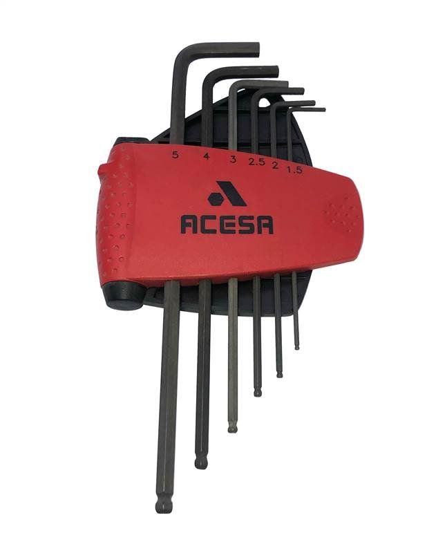 Juego Clip 6 LLAVES ALLEN ACESA 1,5 a 5mm  70959061C