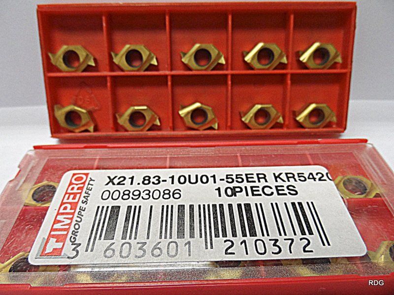 PLAQUITA ROSCADO X21.83 10U01 55ER KR5420