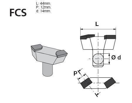 HERRAMIENTA SOLDADA IMPERO FCS 14 M3 M15