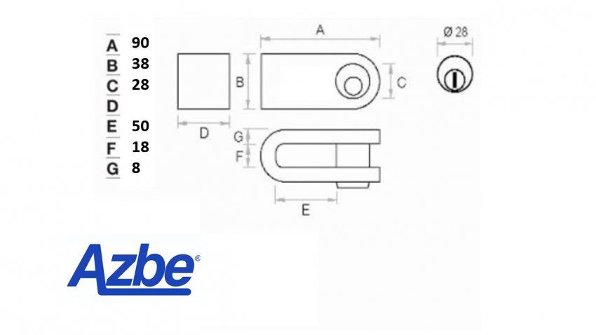 CANDADOS VERJA CANCILLA COMERCIO AZBE FAC