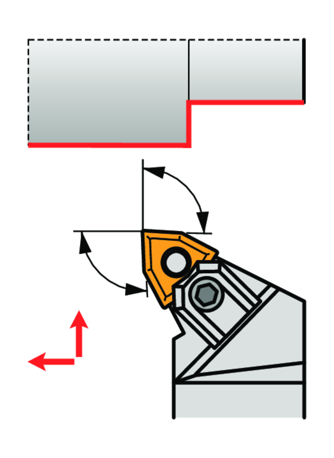 PORTAPLAQUITAS MWLNR 2525 M08 PRAMET
